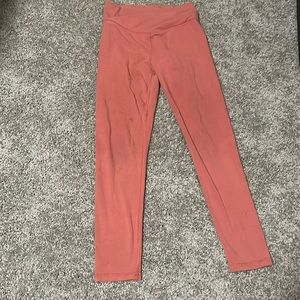 Orange girls leggings